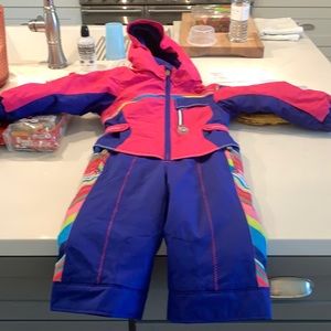 Obermeyer girls snow suit. Worn once.